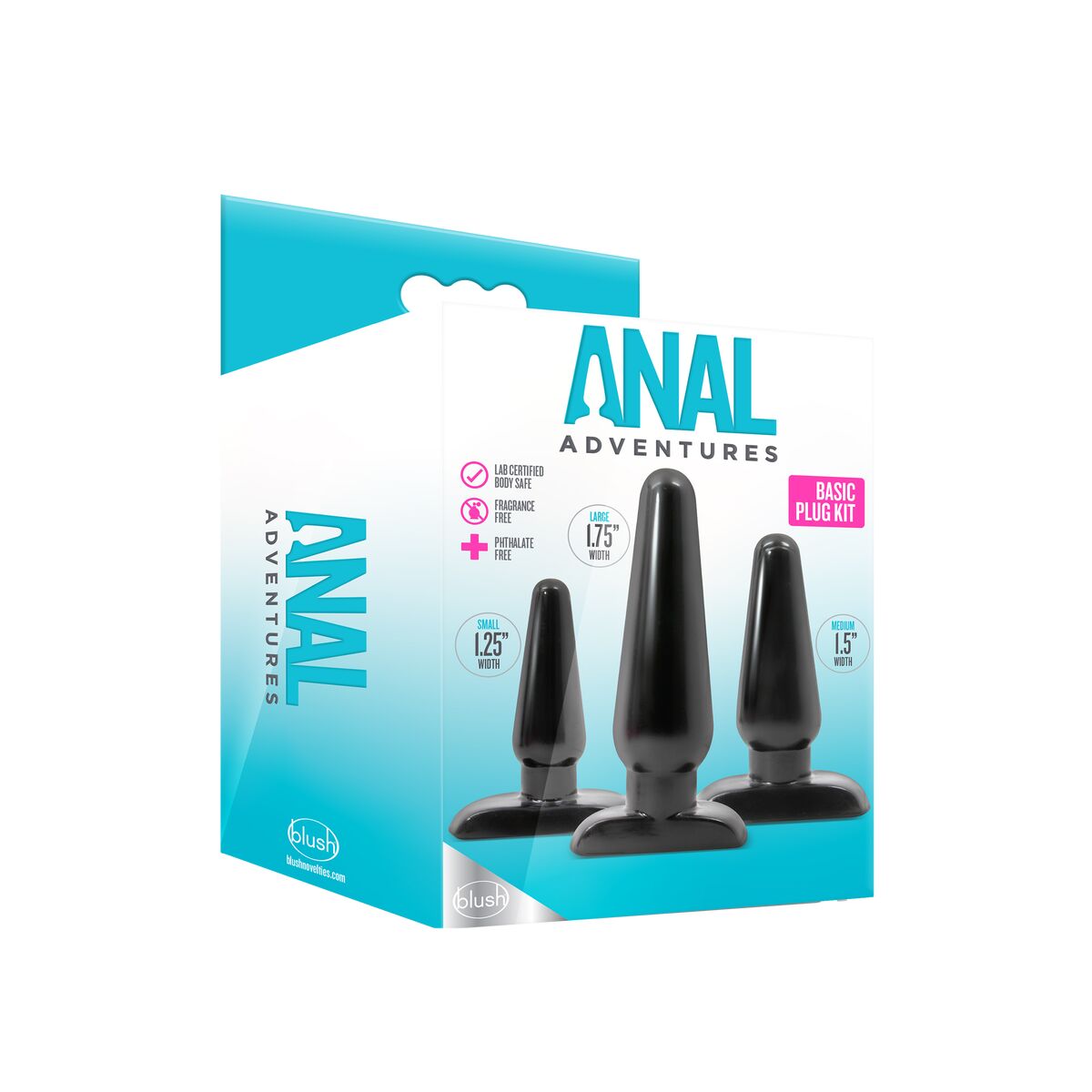 Plug Anale Blush Adventures Nero